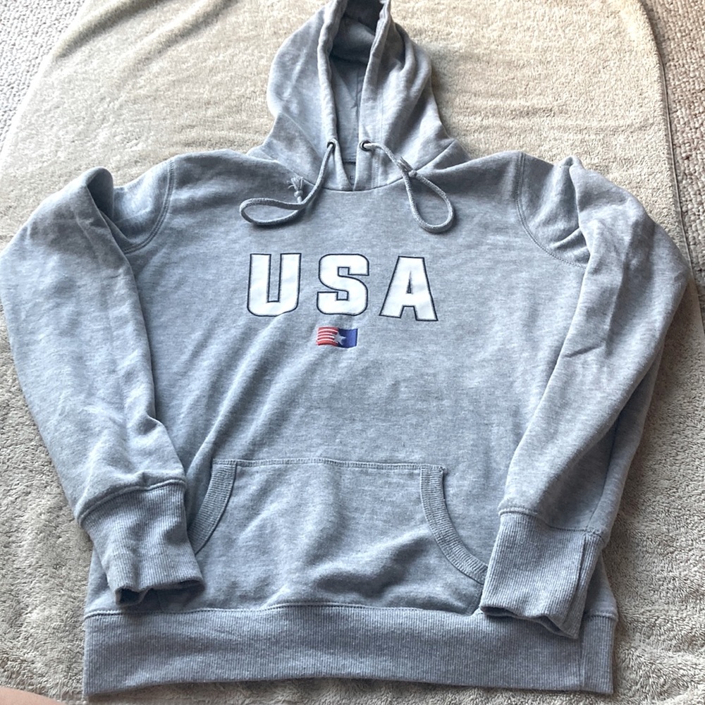 Cotton On Gray USA Hoodie